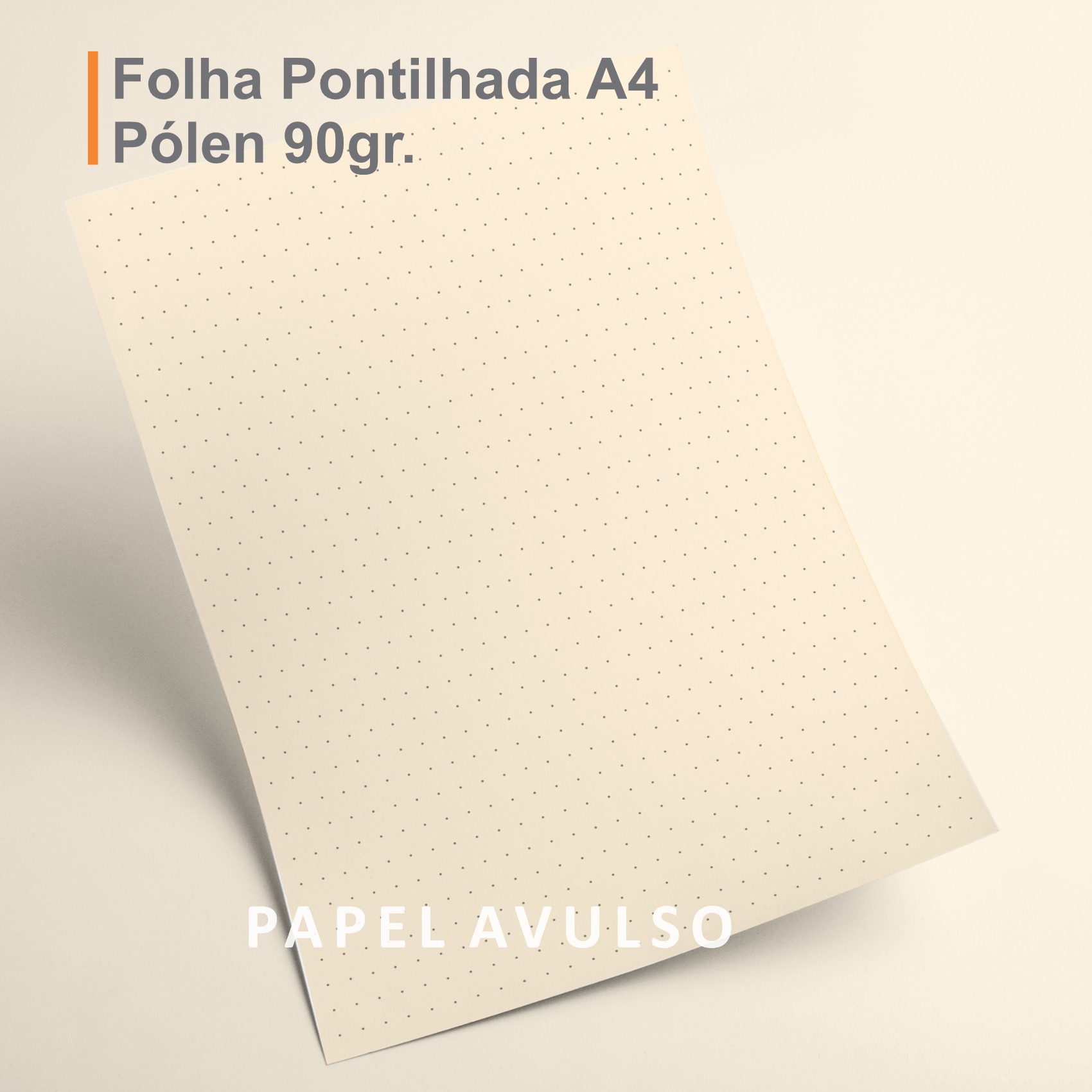 Papel Pólen Pontilhado Papel Avulso Loja 3762