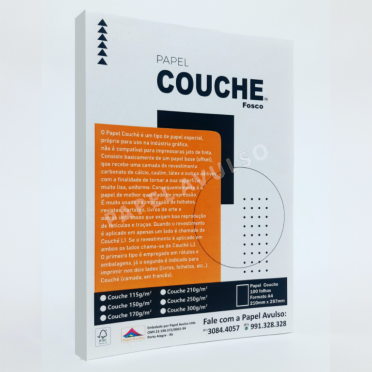 Papel Couche Fosco em A4/A3/SA3 - Papel Avulso - Loja
