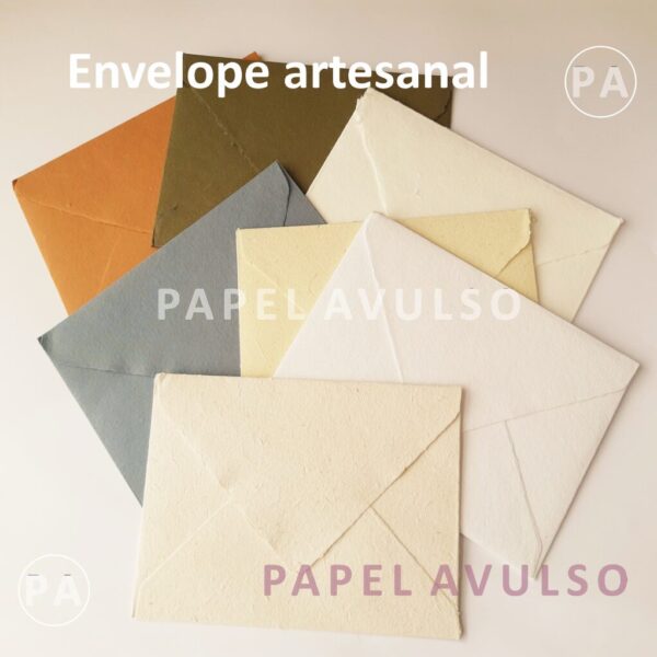 Envelope Artesanal - Tamanho 17x25cm