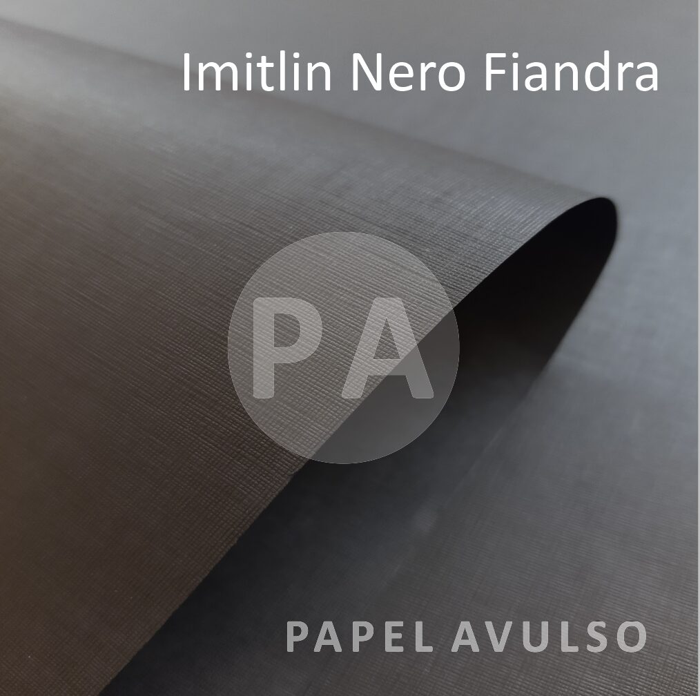 Papel Imitlin Nero Fiandra (para revestimento)