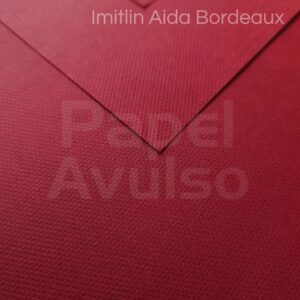Papel Imitlin Aida Bordeaux (para revestimento)