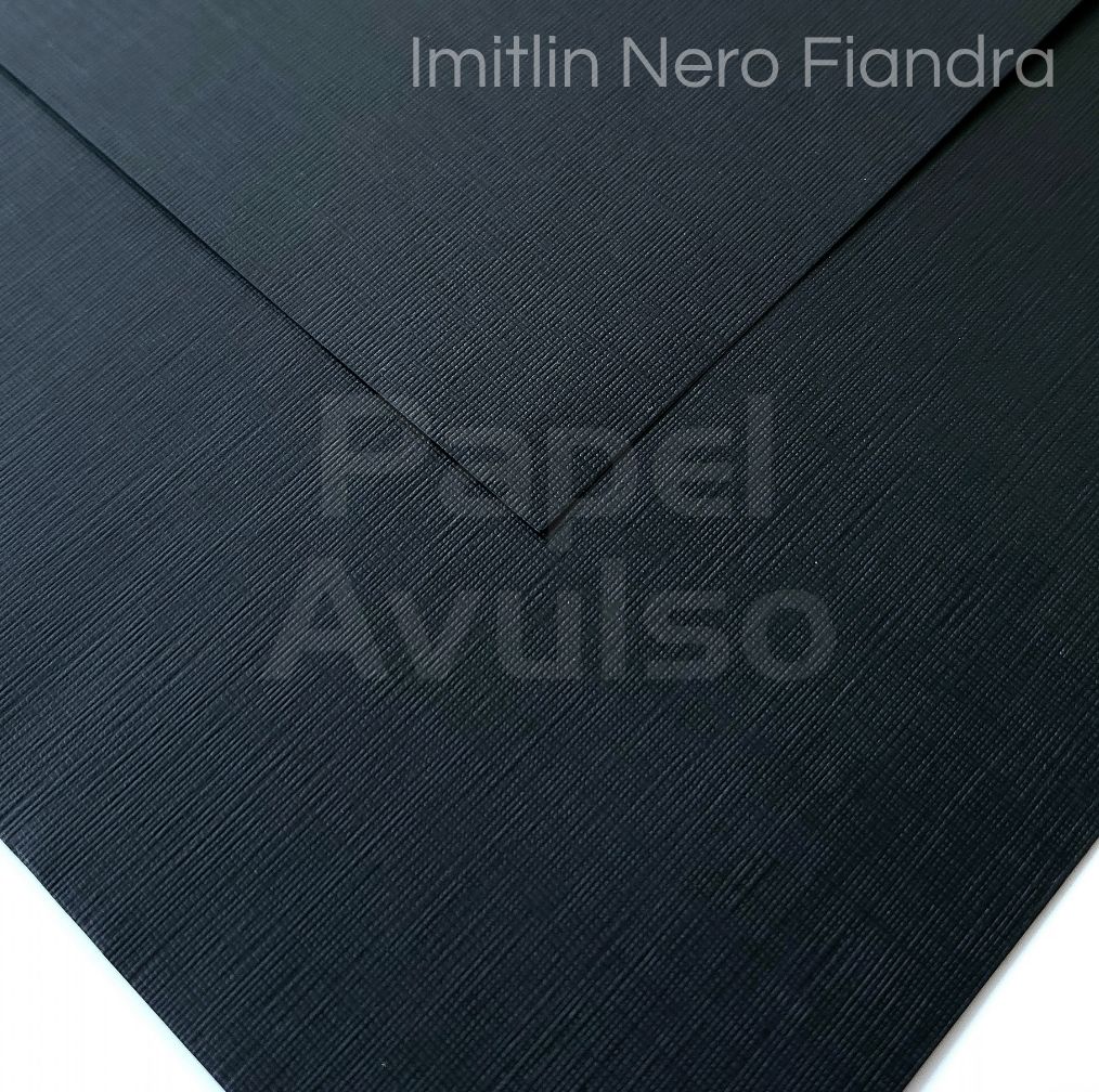 Papel Imitlin Nero Fiandra (para revestimento)